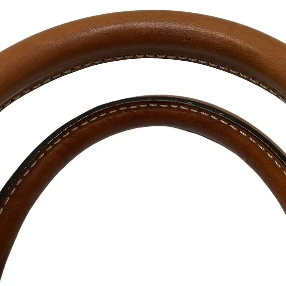 Celine Macadam Handbag Dark Brown PVC Leather